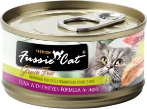 Fussie Cat Premium Tuna with Chicken Formula in Aspic Single Canned Food