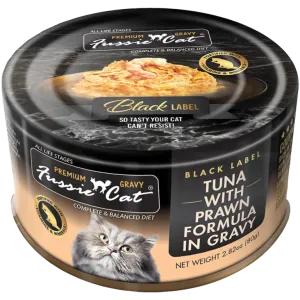 Fussie Cat Tuna with Prawns in Gravy Canned Cat Food