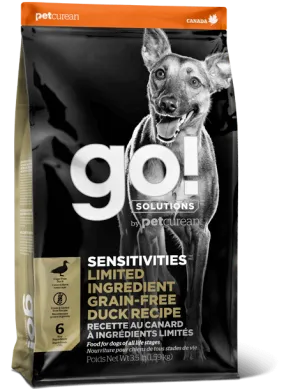 Go! Sensitivities Limited Ingredient Grain Free Duck Recipe For Dogs