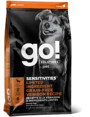 Go! Sensitivities Limited Ingredient Grain Free Venison Recipe For Dogs