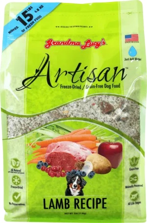 Grandma Lucy's Artisan Grain Free Lamb Freeze Dried Dog Food