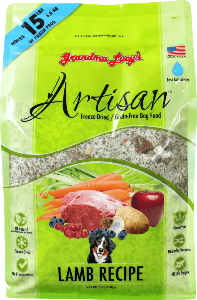 Grandma Lucy's Artisan Grain Free Lamb Freeze Dried Dog Food