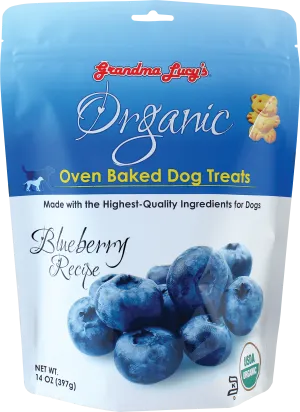 Grandma Lucy's Organic Oven Baked Blueberry Flavor Dog Treats