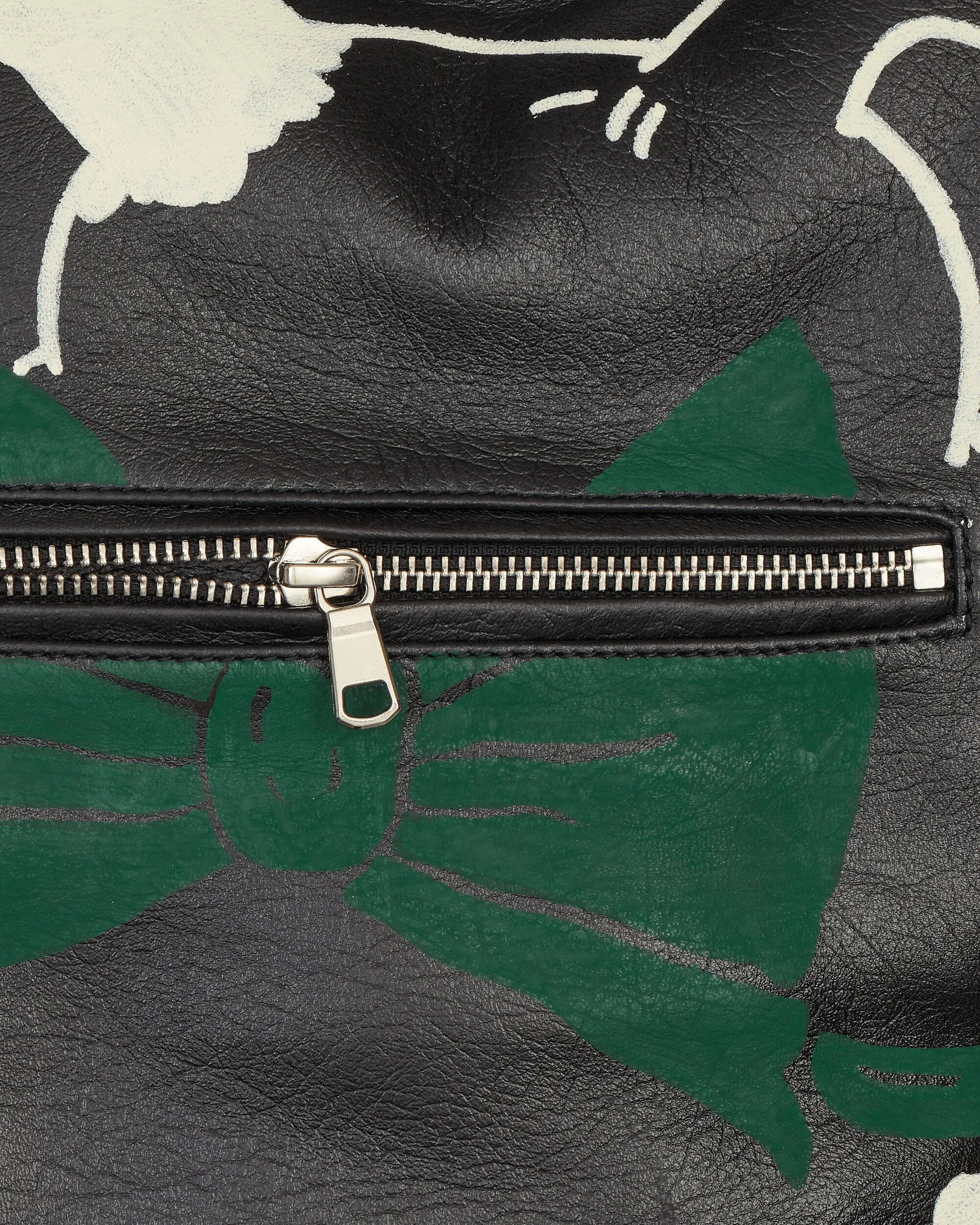 Hand Drawn Puppy Bag Black