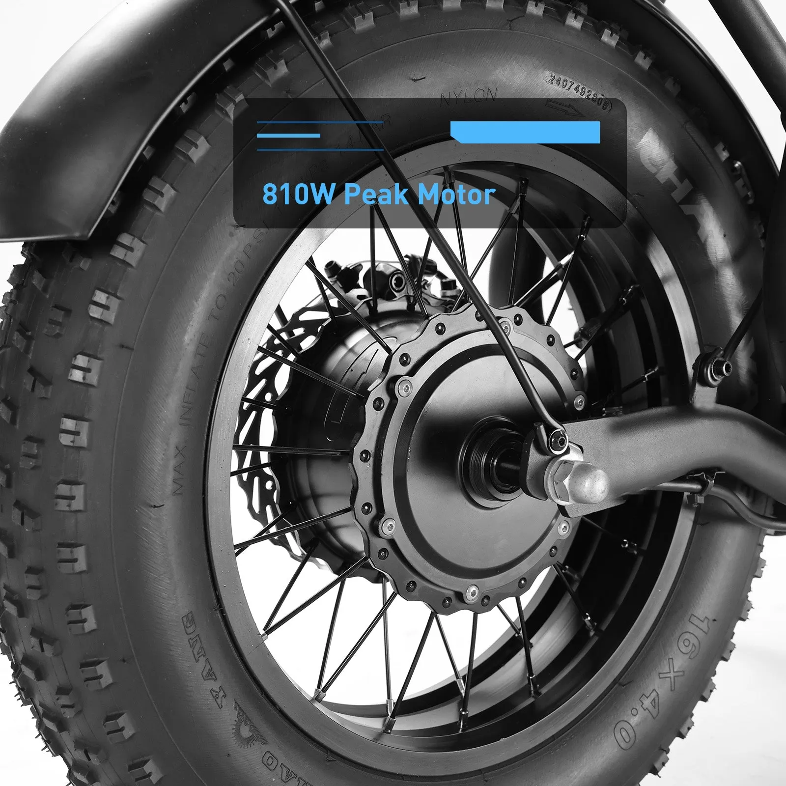 Hiboy U2 Pro Electric Scooter with 16" Fat Tires