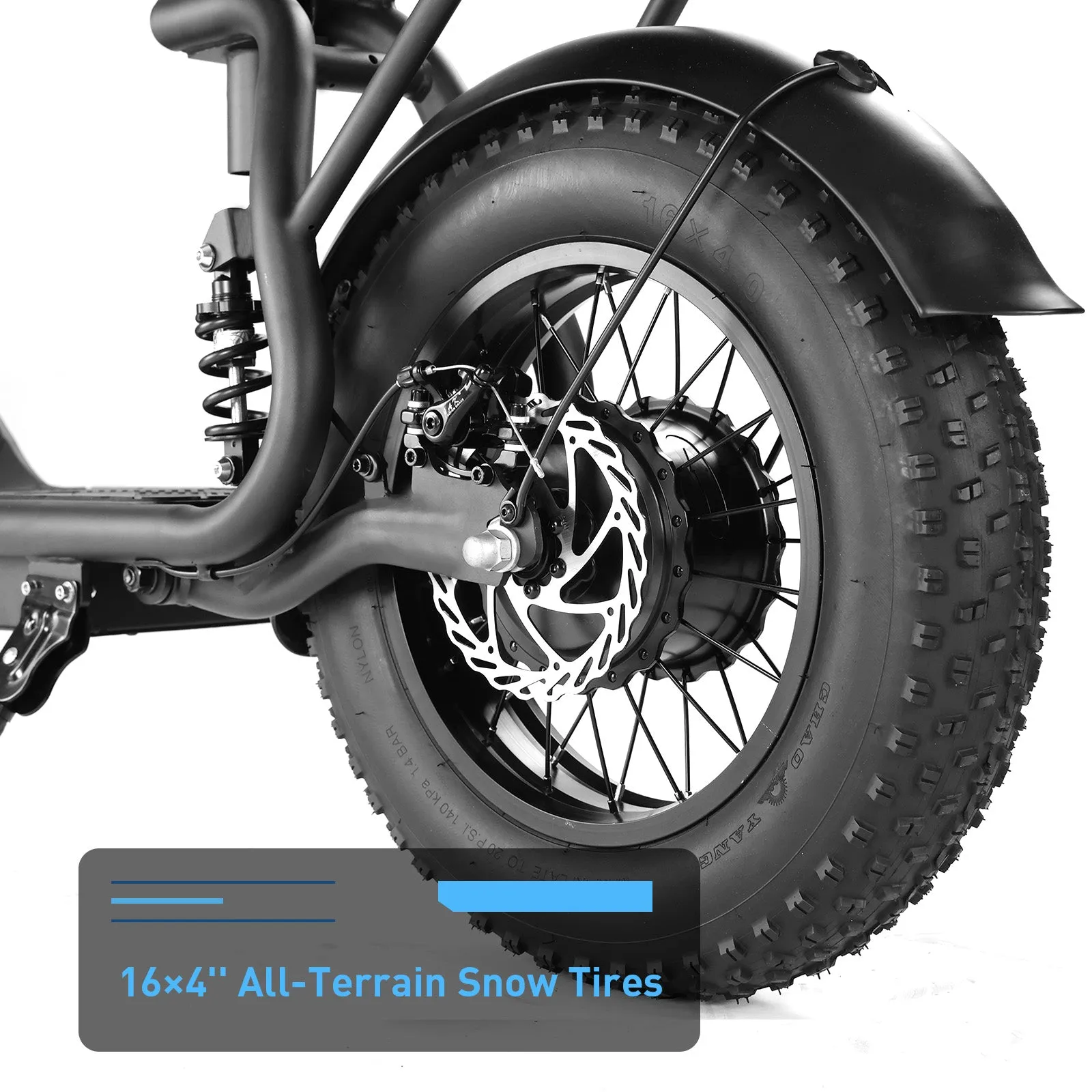 Hiboy U2 Pro Electric Scooter with 16" Fat Tires
