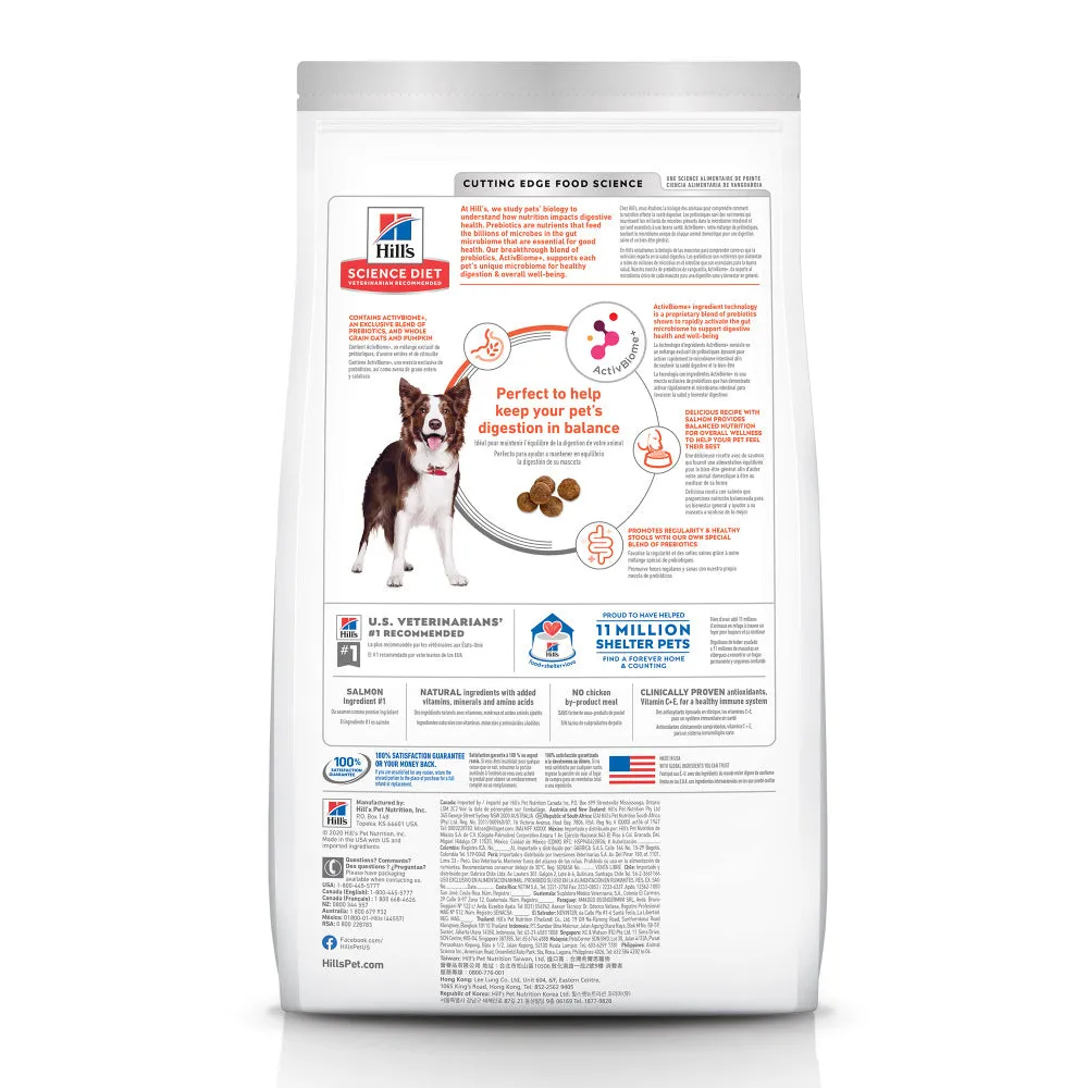 Hill's Science Diet Adult Perfect Digestion Salmon Dry Dog Food