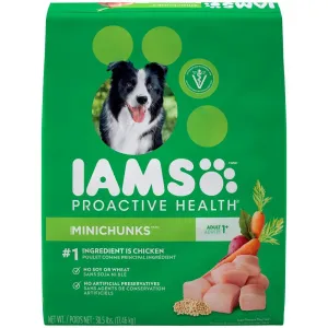 Iams ProActive Health Adult MiniChunks Dry Dog Food 15lb