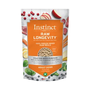 Instinct Raw Longevity Adult Freeze-Dried Lamb Bites Dog Food, 9.5 oz. Bag