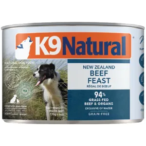 K9 Natural Canned Beef Feast Dog Food - 6oz