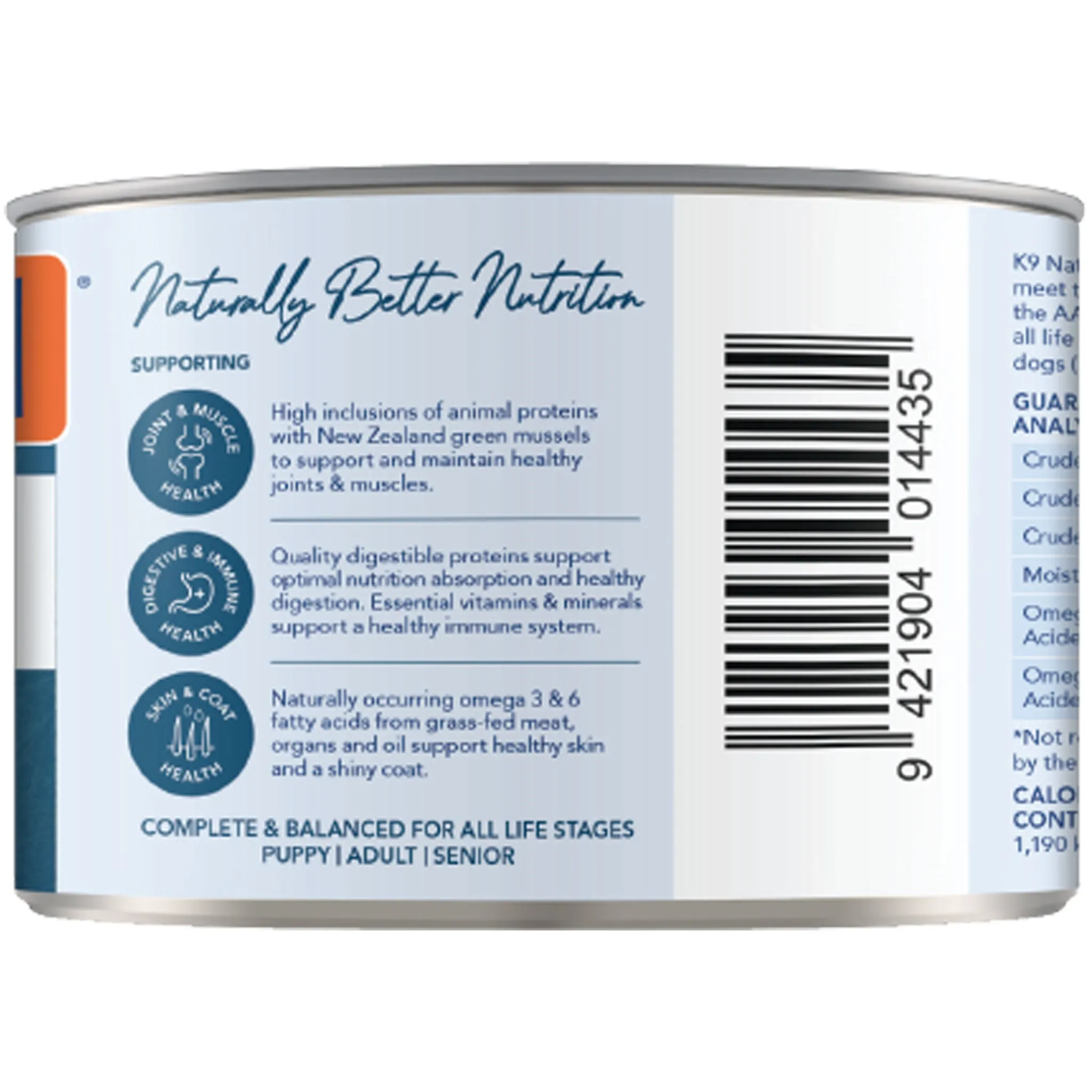 K9 Natural Canned Beef Feast Dog Food - 6oz