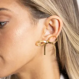 Lily Bow Stud Earrings