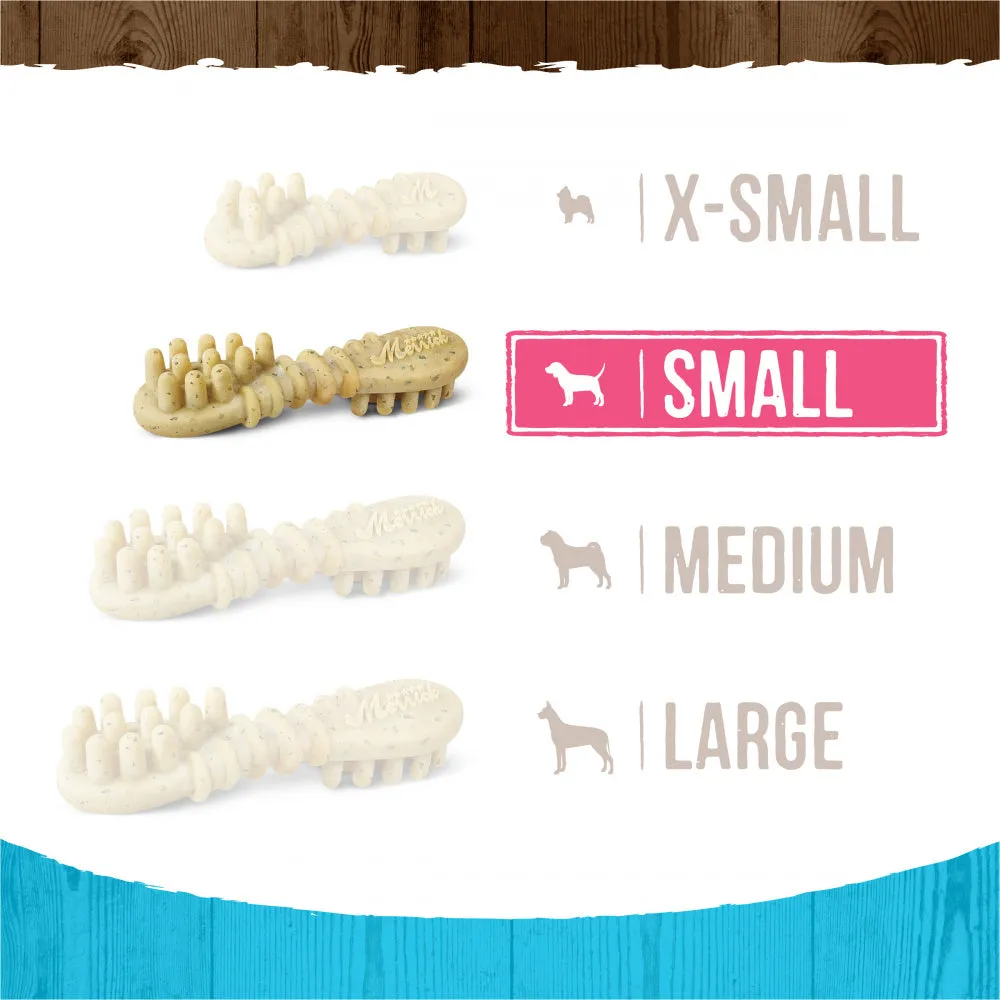 Merrick Fresh Kisses Grain Free Mint Breath Strips Small Dental Dog Treats