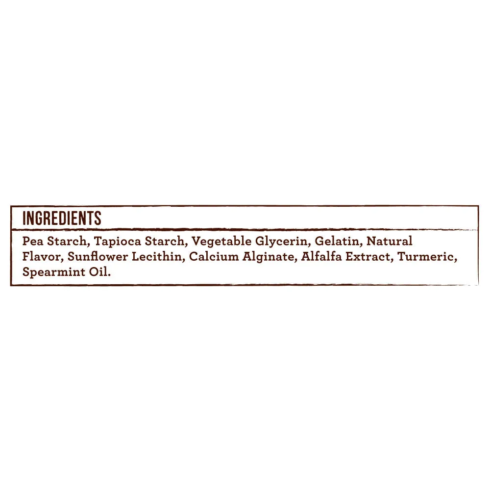 Merrick Fresh Kisses Grain Free Mint Breath Strips Small Dental Dog Treats