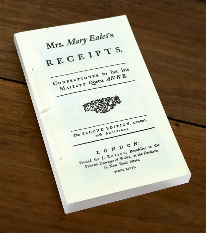 Mrs. Eales's (Confectionary) Receipts