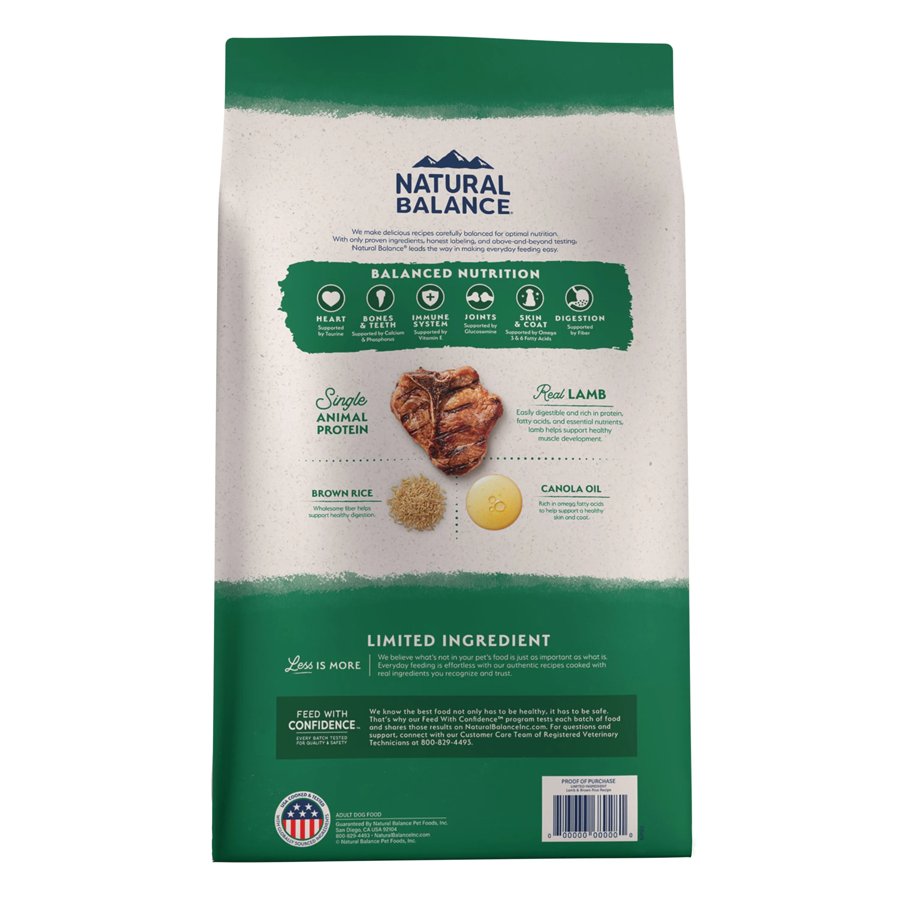 Natural Balance® Limited Ingredient Lamb & Brown Rice Recipe Dog Dry