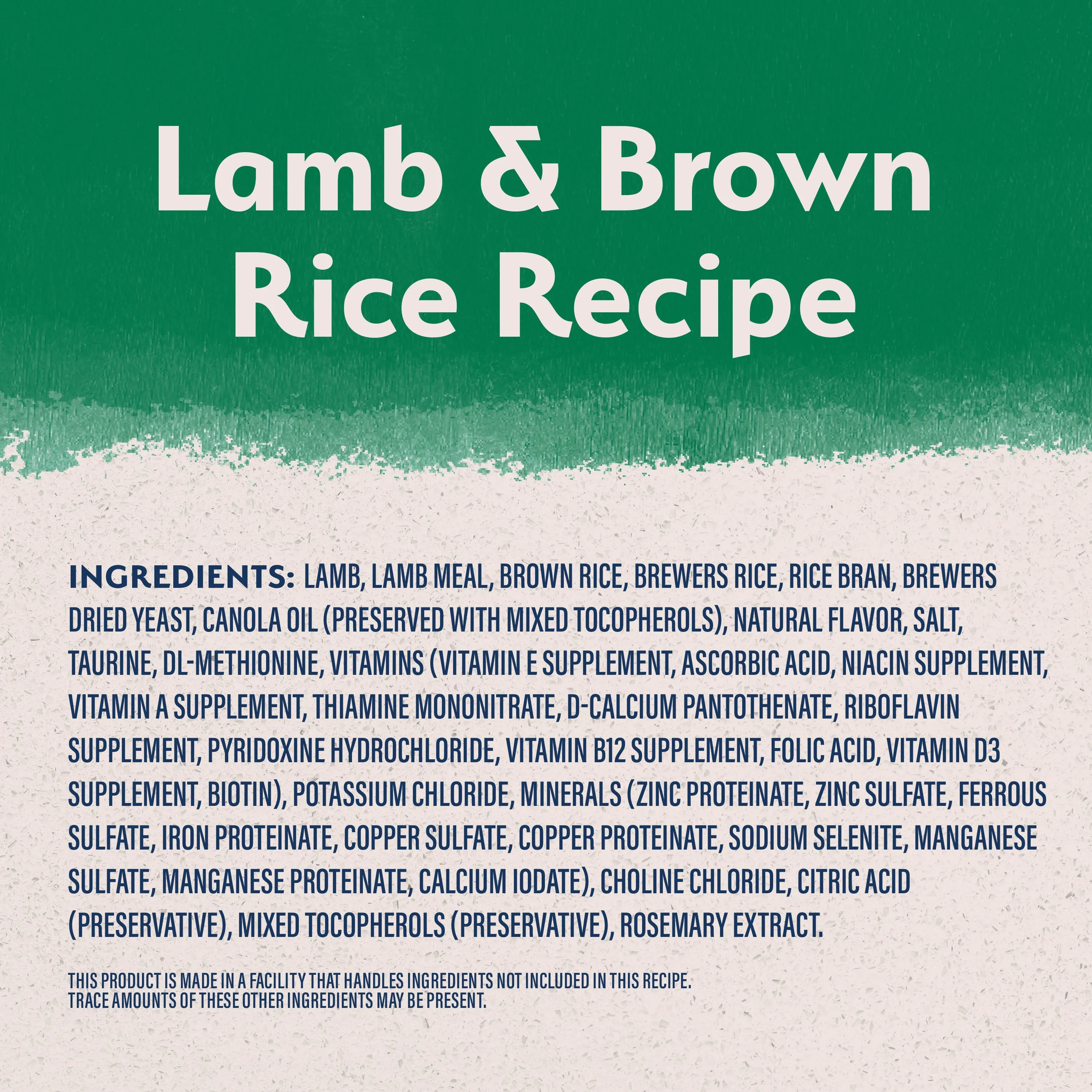 Natural Balance® Limited Ingredient Lamb & Brown Rice Recipe Dog Dry