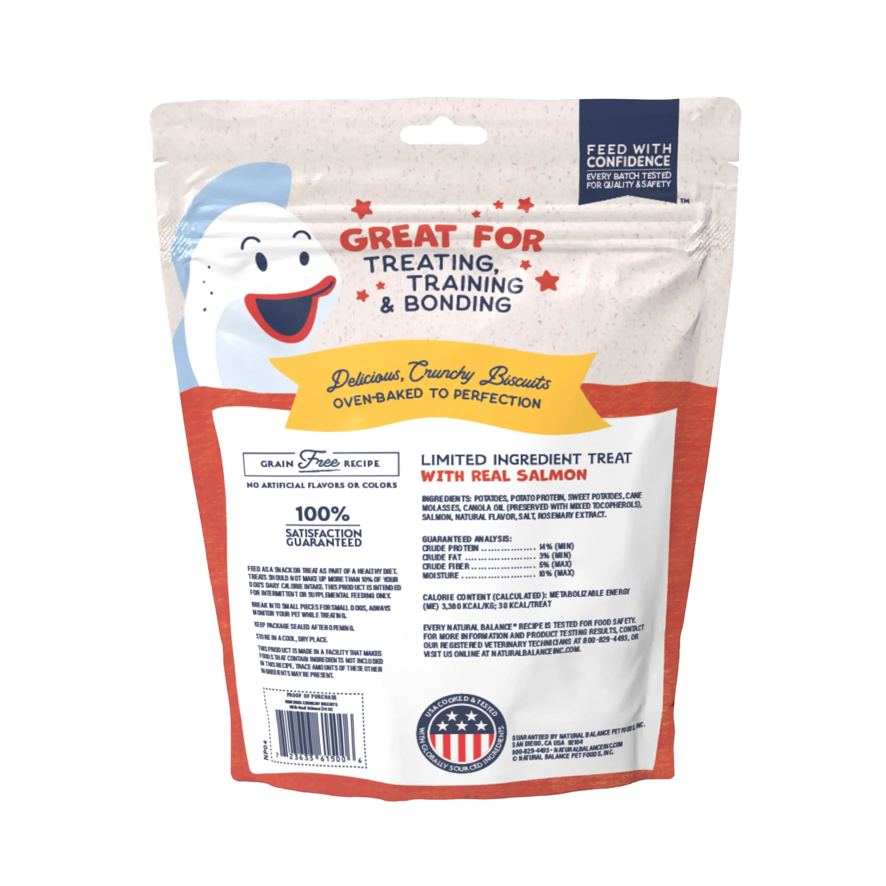 Natural Balance® Rewards Crunchy Biscuits With Real Salmon Dog Treat