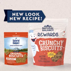 Natural Balance® Rewards Crunchy Biscuits With Real Salmon Dog Treat