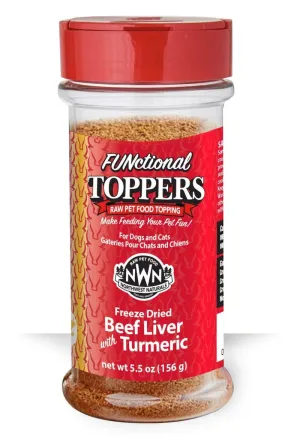 Northwest Naturals FUNctional Beef Liver and Turmeric Flavor Freeze Dried Dog & Cat Food Topper