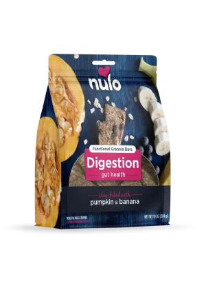 Nulo Digestion Gut Health Functional Granola Bars For Dogs
