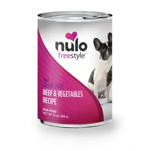 Nulo FreeStyle Grain Free Beef and Vegetables Canned Dog Food