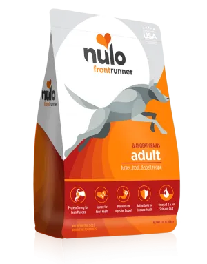 Nulo Frontrunner Adult Dog with Turkey, Trout, & Spelt
