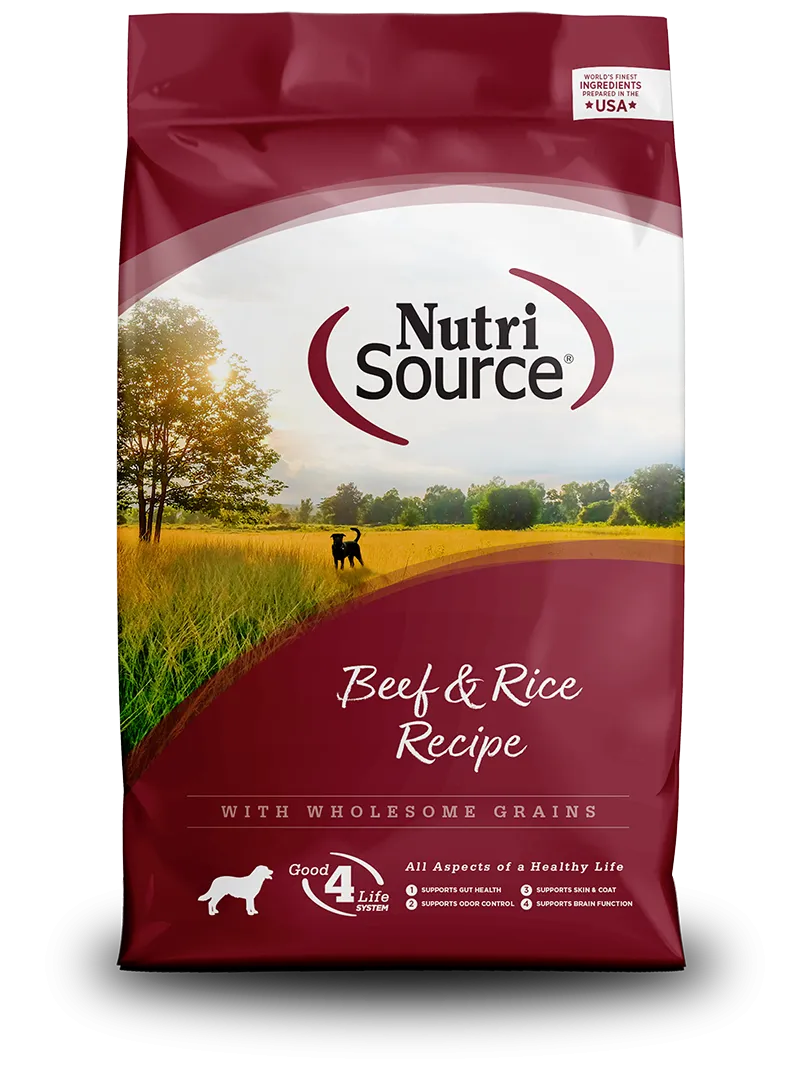 Nutrisource Adult Beef and Rice Dry Dog Food