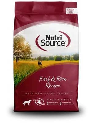 Nutrisource Adult Beef and Rice Dry Dog Food