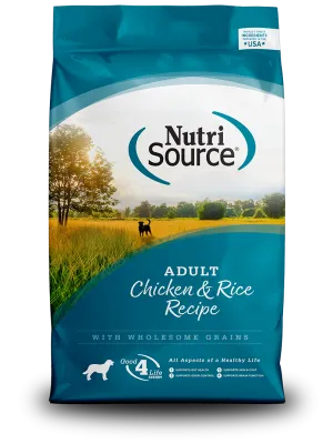 Nutrisource Adult Chicken and Rice Dry Dog Food