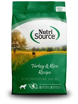 Nutrisource Adult Turkey and Rice Dry Dog Food