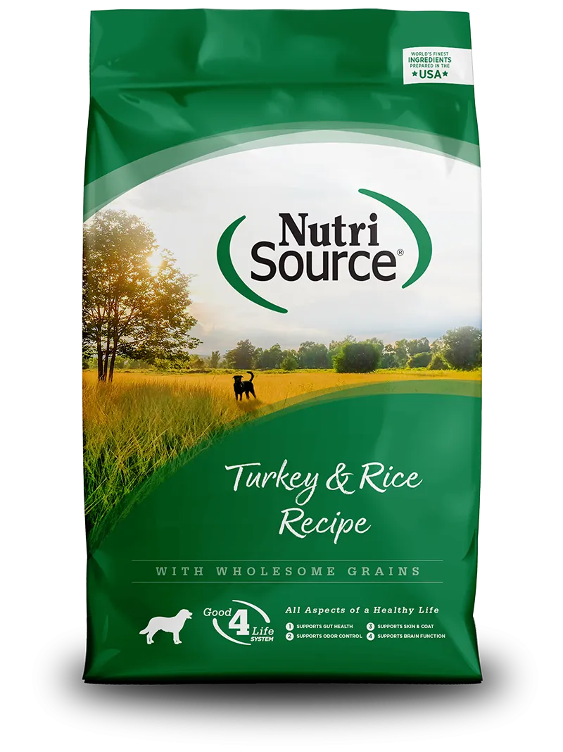 Nutrisource Adult Turkey and Rice Dry Dog Food