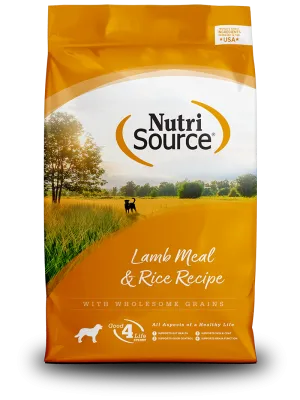 Nutrisource Lamb Meal and Rice Dry Dog Food