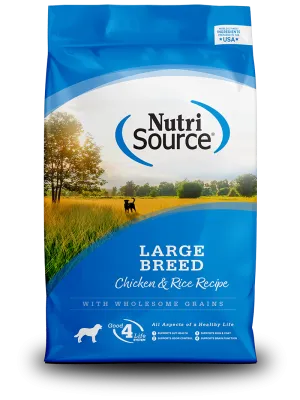 Nutrisource Large Breed Adult Chicken and Rice Dry Dog Food