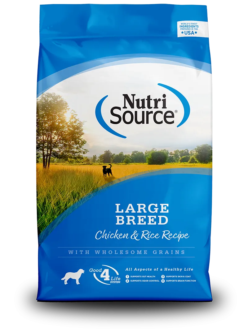 Nutrisource Large Breed Adult Chicken and Rice Dry Dog Food