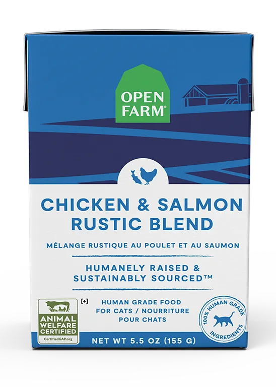 Open Farm Chicken & Salmon Rustic Blend Wet Cat Food