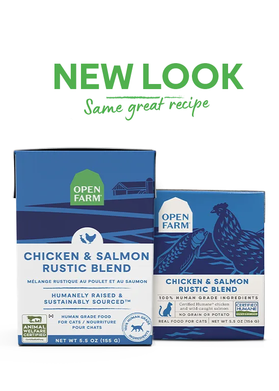 Open Farm Chicken & Salmon Rustic Blend Wet Cat Food