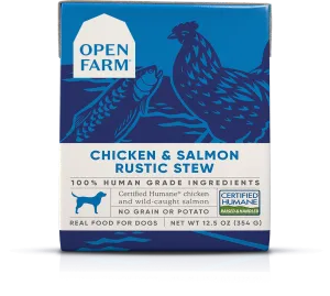 Open Farm Grain Free Chicken & Salmon Recipe Rustic Stew Wet Dog Food