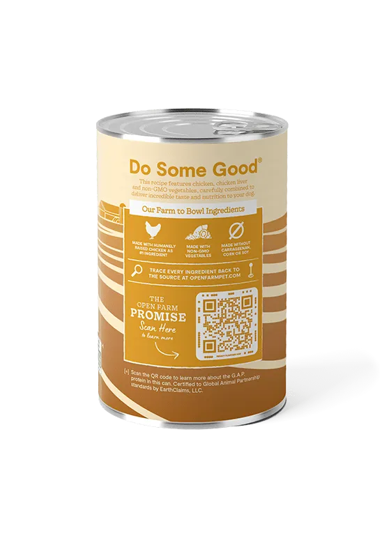 Open Farm Grain Free Harvest Chicken Pate Wet Dog Food
