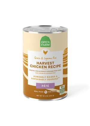 Open Farm Grain Free Harvest Chicken Pate Wet Dog Food