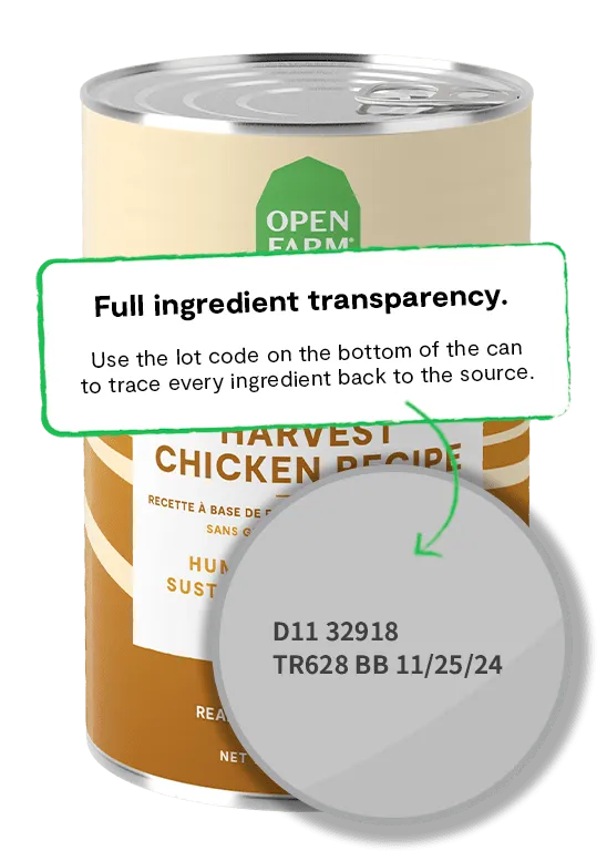 Open Farm Grain Free Harvest Chicken Pate Wet Dog Food