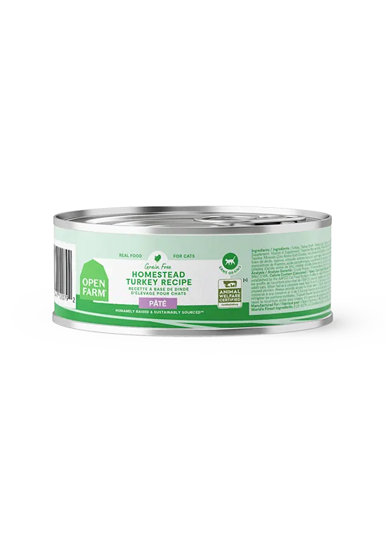 Open Farm Grain Free Homestead Turkey Pate Wet Cat Food