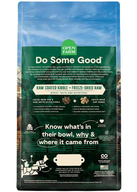 Open Farm Grain-Free RawMix Open Prairie Recipe Cat Food