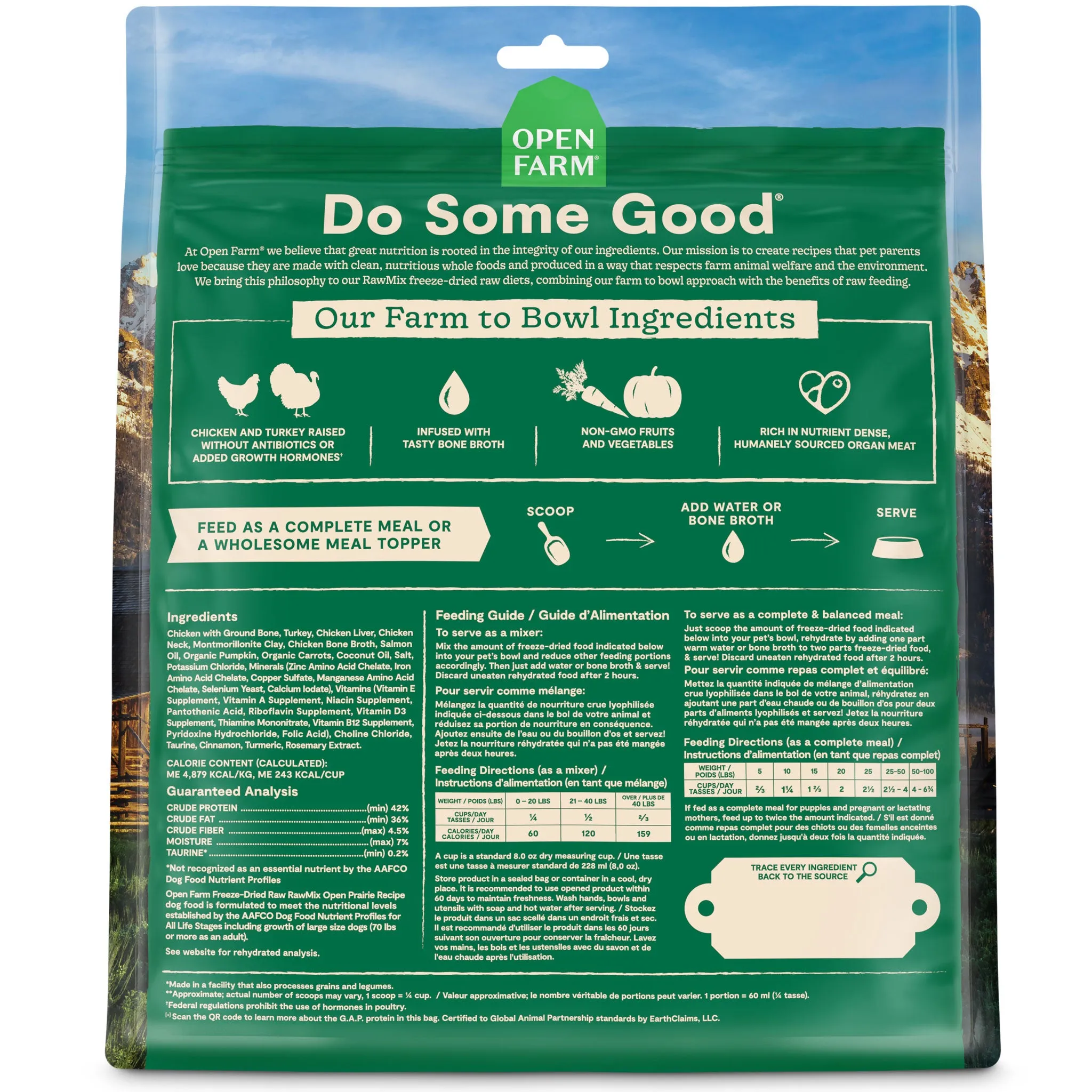 Open Farm Raw Mix Freeze-Dried Raw Open Prairie Dog Food