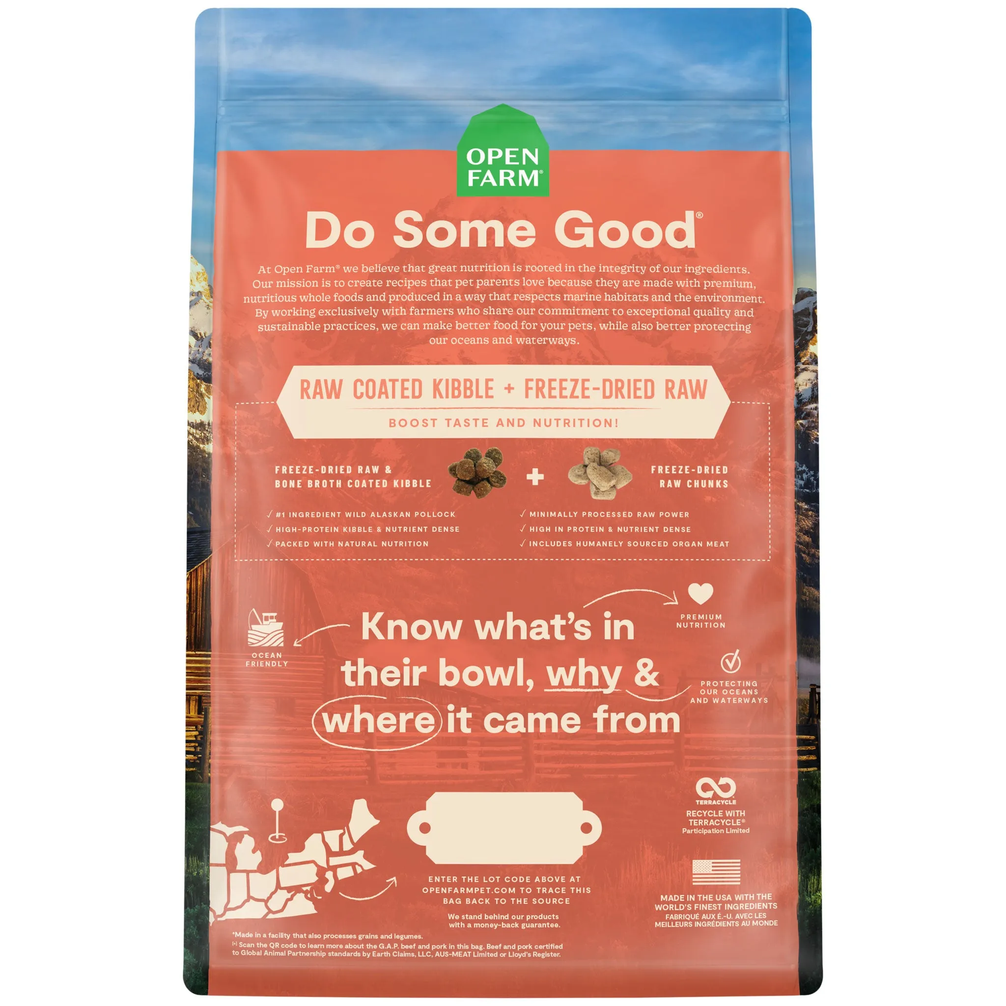 Open Farm RawMix Tide & Terrain Recipe Dry Dog Food