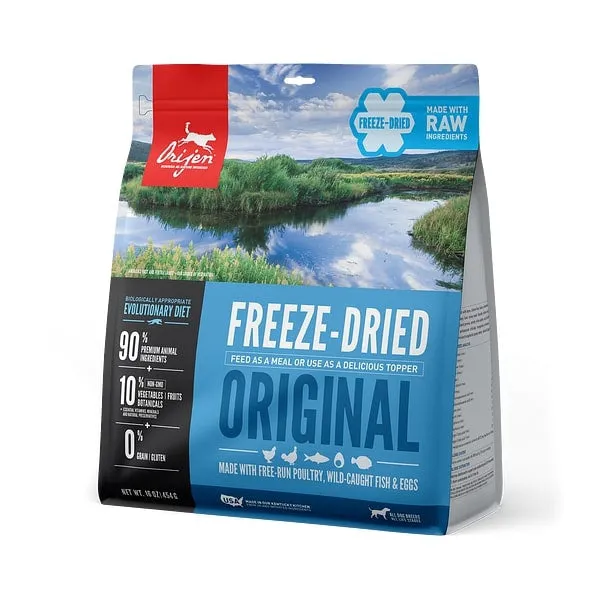 ORIJEN Adult Freeze-Dried Dog Food 16-oz