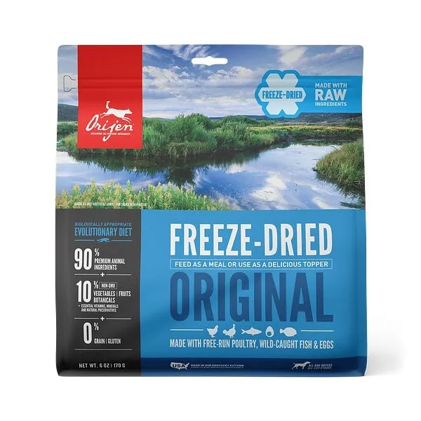ORIJEN Adult Freeze-Dried Dog Food 16-oz