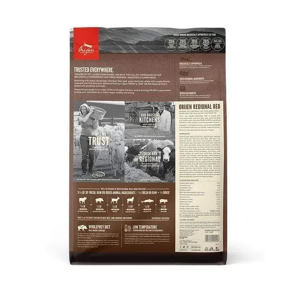 Orijen Grain Free Regional Red Dry Cat Food