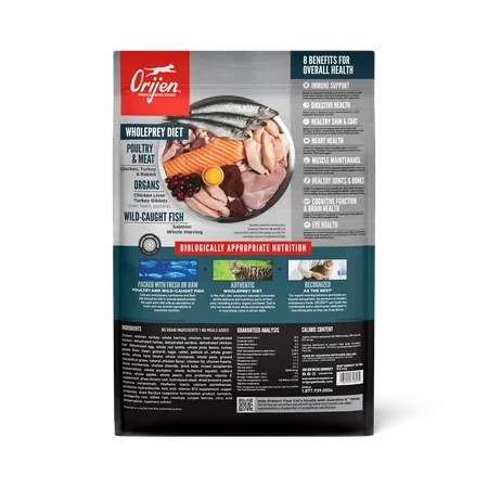 Orijen Guardian 8 Grain Free Dry Cat Food