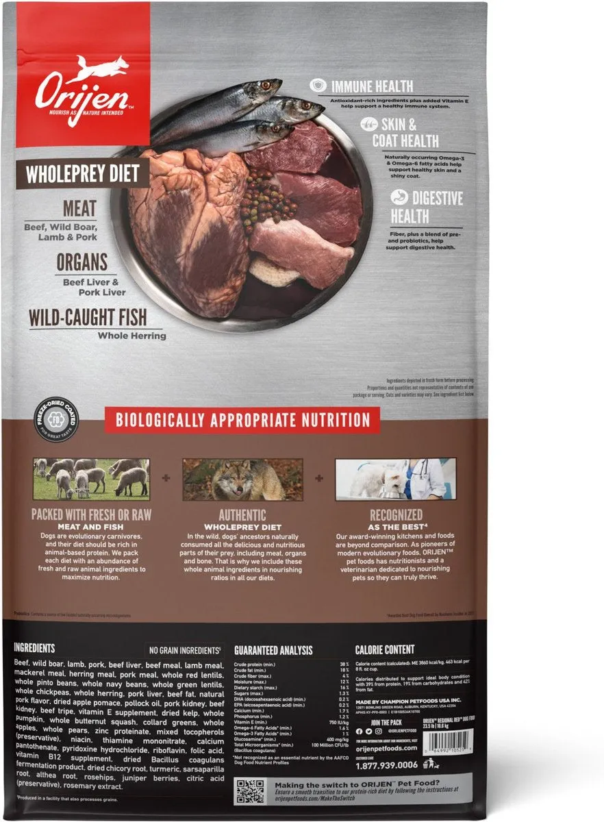 Orijen Regional Red Dry Dog Food